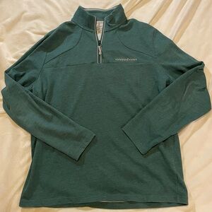 Vineyard Vines Green Quarter-Zip Jacket